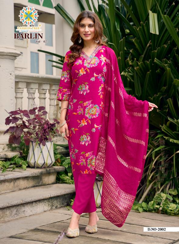 Passion Tree Barlin vol 2 Catalog kurti material wholesale