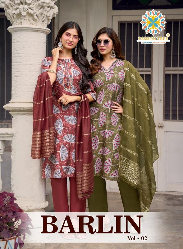 Passion Tree Barlin vol 2 Catalog kurti material wholesale