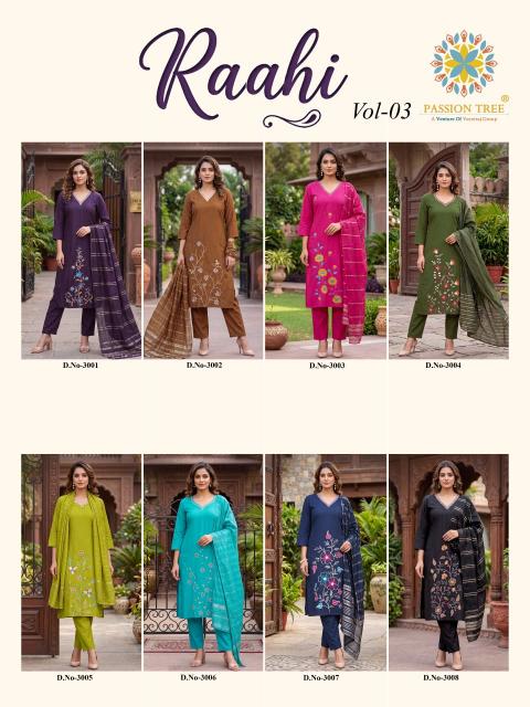 Passion Tree Raahi vol 3 catalog wholesale kurti catalogue online india best