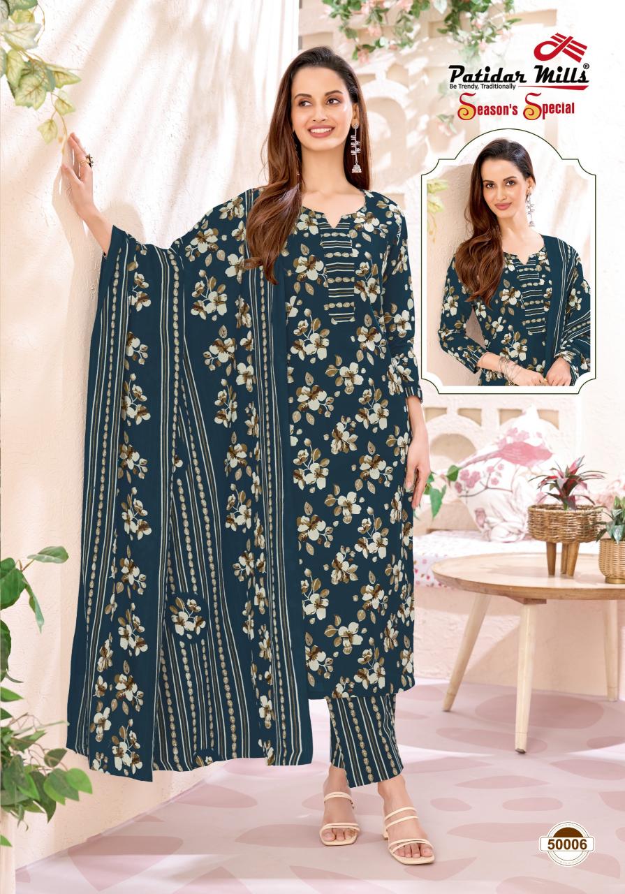 Patidaar Season Special Vol 50 – Karachi Dress Material Wholesale Catalog