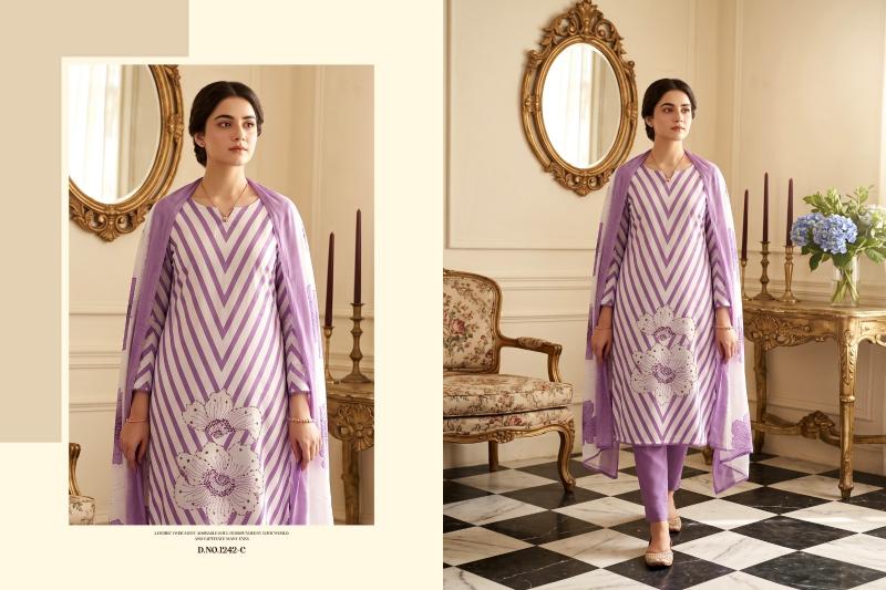 Radhika Azara Kalki 1242 catalog dress material at surat