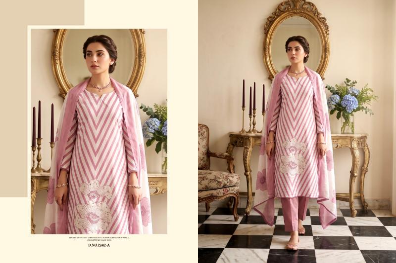 Radhika Azara Kalki 1242 catalog dress material at surat