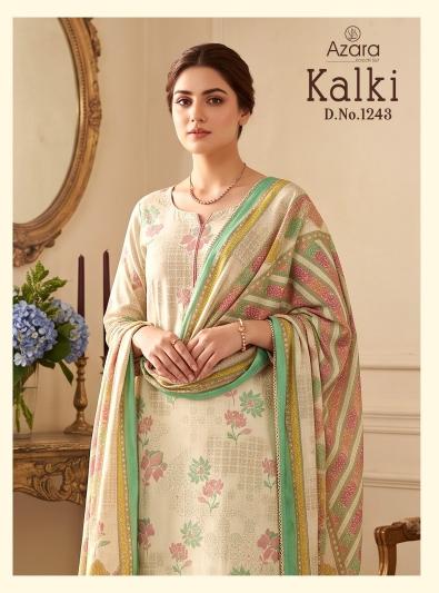 Radhika Azara Kalki 1243 catalog churidar dress materials surat