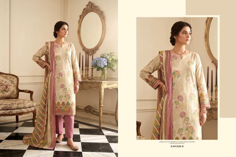 Radhika Azara Kalki 1243 catalog churidar dress materials surat