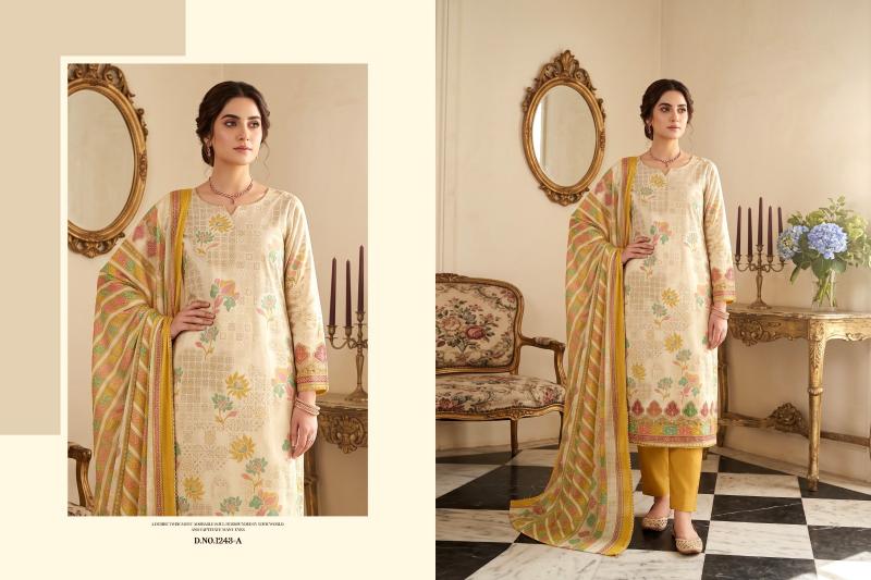 Radhika Azara Kalki 1243 catalog churidar dress materials surat