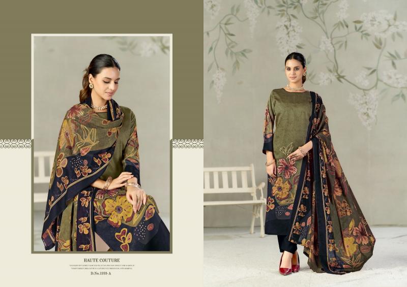 Radhika Azara Kayka D 1222 catalog bombay market surat dress material