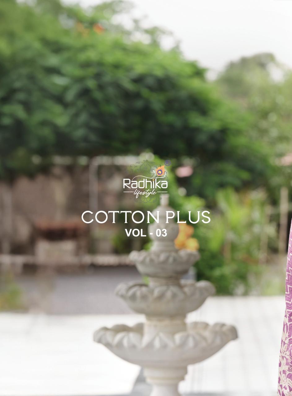 Radhika Lifestyle Cotton Plus Vol 3 catalog kurtis wholesale kurtis