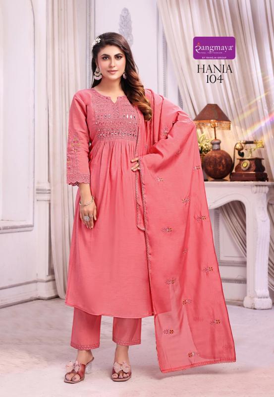 Rangmaya Hania catalog kurti wholesale