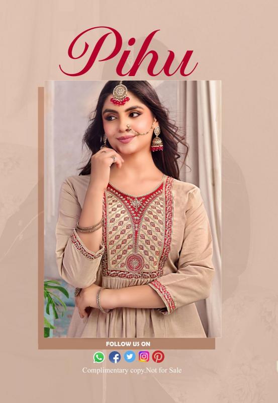 Rangmaya Pihu catalog wholesaler of kurtis in kolkata