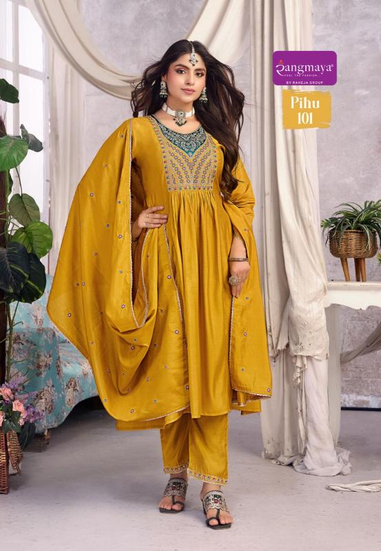 Rangmaya Pihu catalog wholesaler of kurtis in kolkata