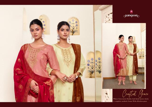 Rangoon Sunehri catalog kurti wholesale zirakpur punjab