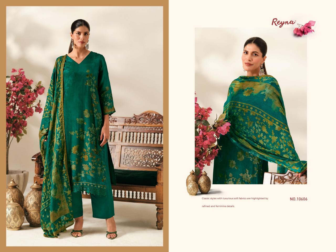 Reyna Floral Craft catalog wholesale salwar kameez online shopping in india