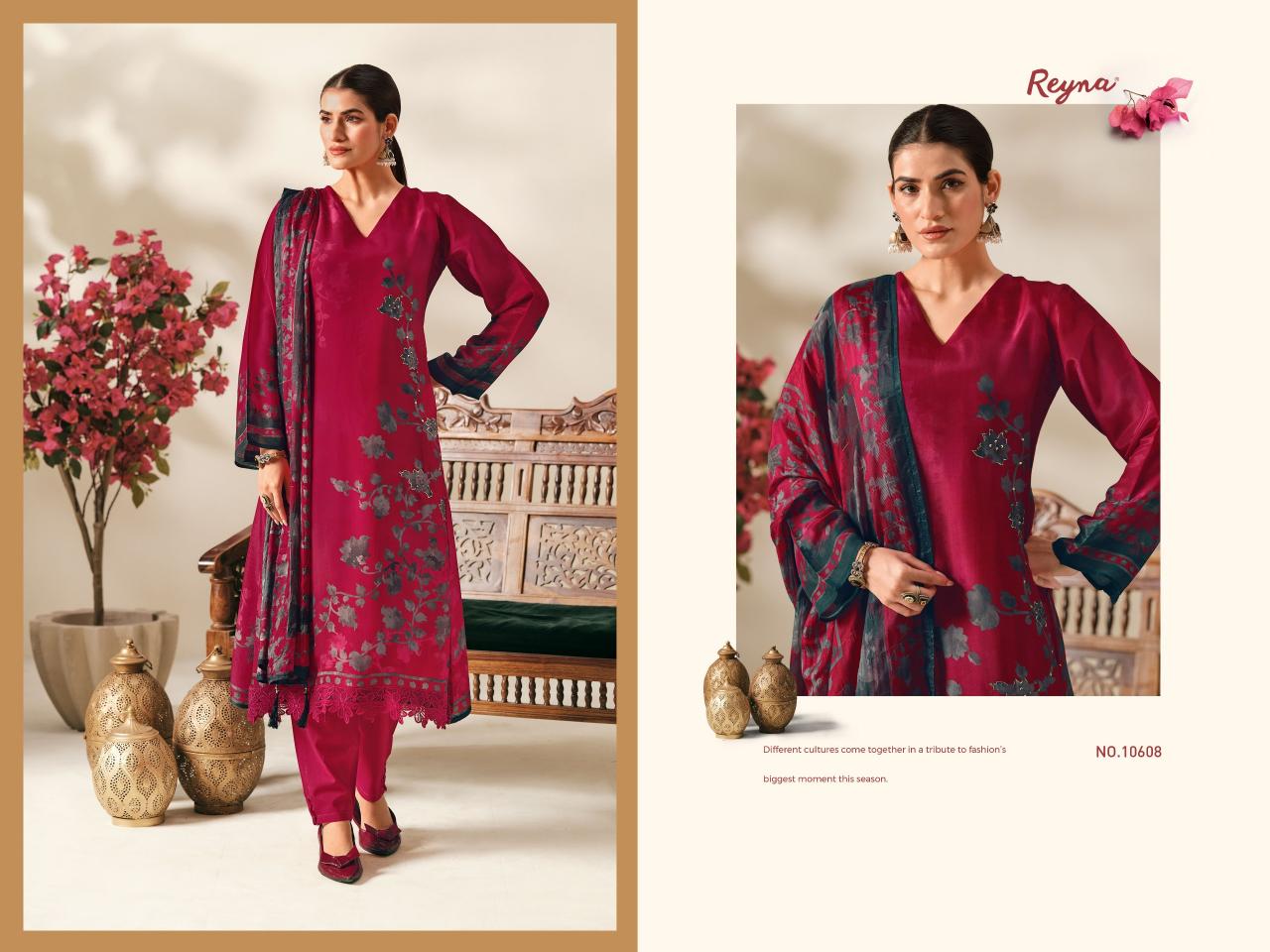 Reyna Floral Craft catalog wholesale salwar kameez online shopping in india