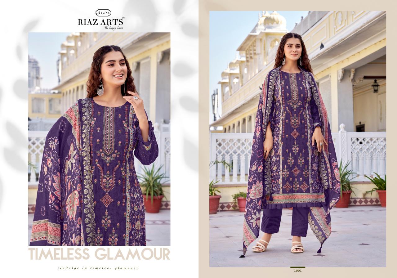 Riaz Arts Abu Rehan vol 2 catalog surat textile dress material wholesale market