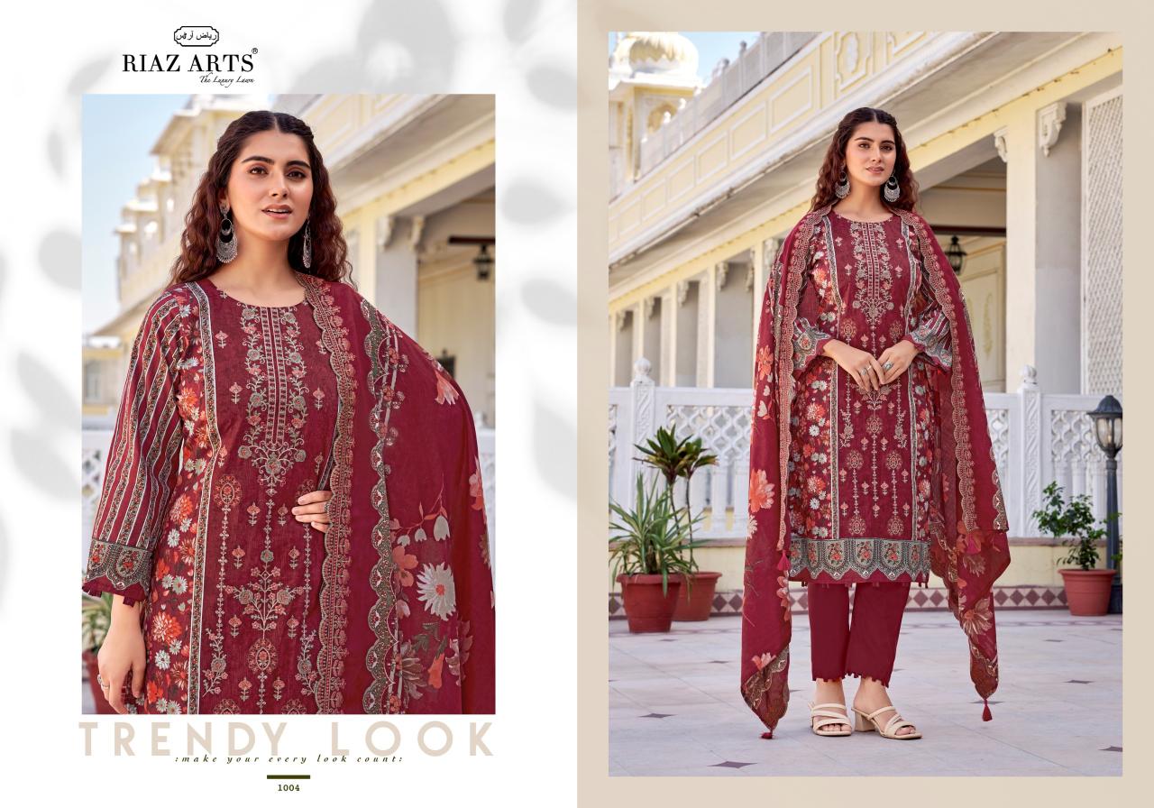 Riaz Arts Abu Rehan vol 2 catalog surat textile dress material wholesale market