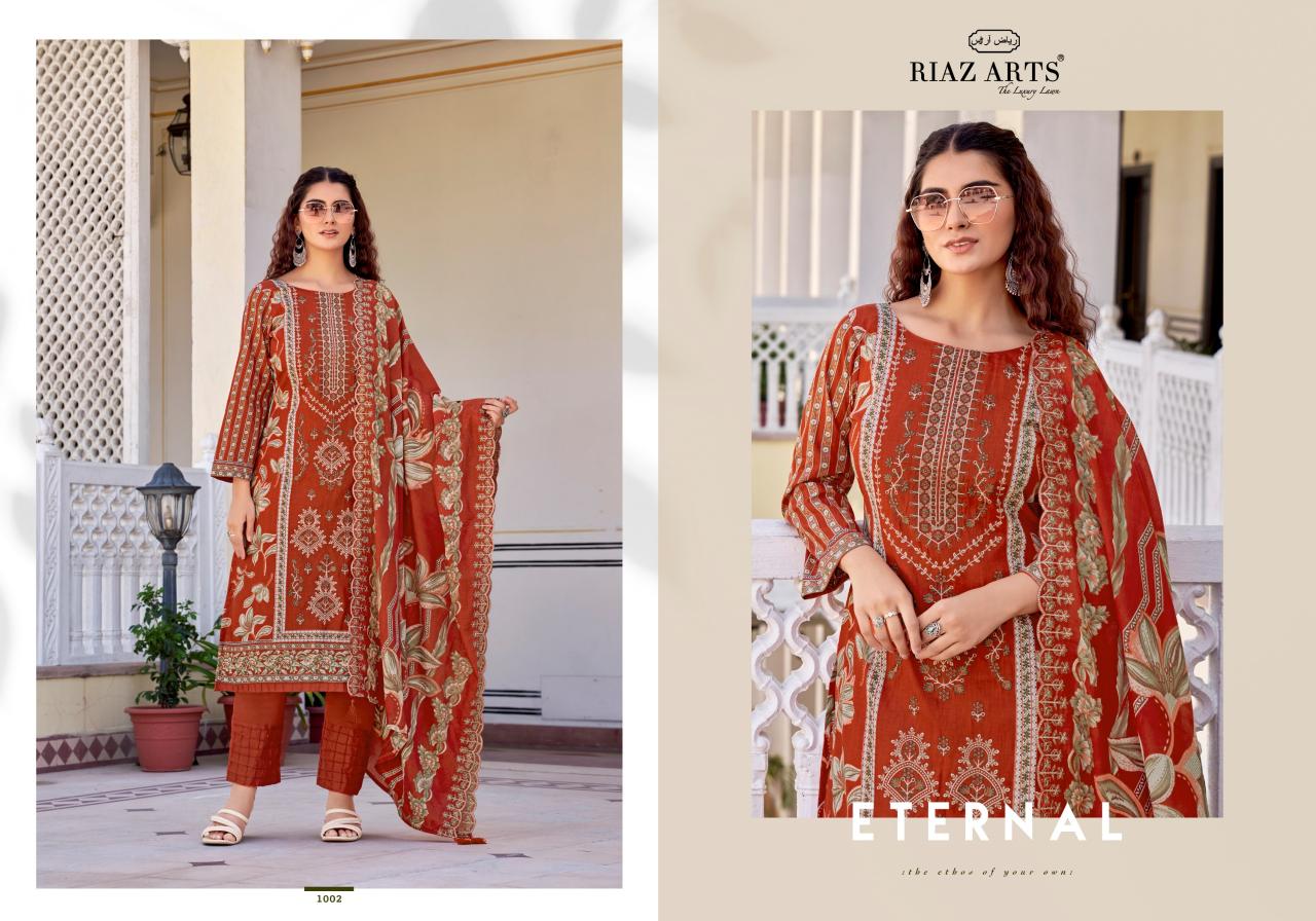 Riaz Arts Abu Rehan vol 2 catalog surat textile dress material wholesale market