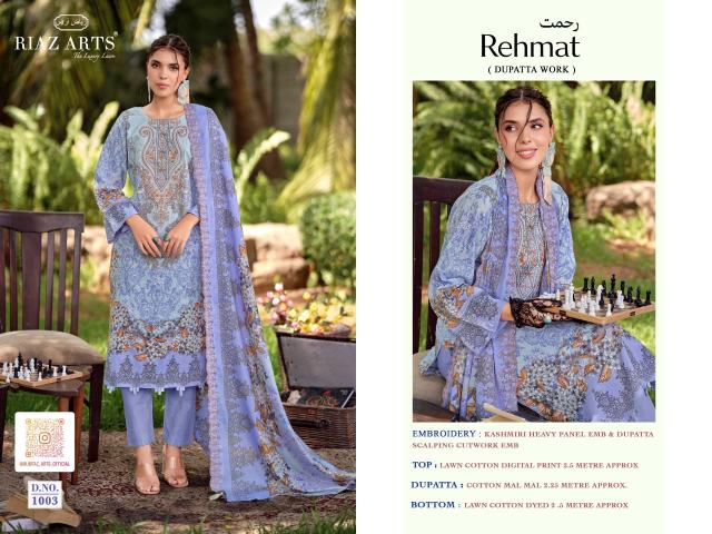 Riaz Arts Abu Rehmat catalog surat cotton dress material online