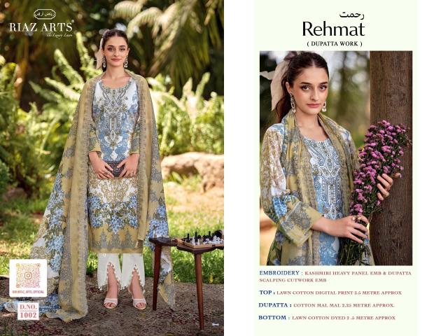 Riaz Arts Abu Rehmat catalog surat cotton dress material online