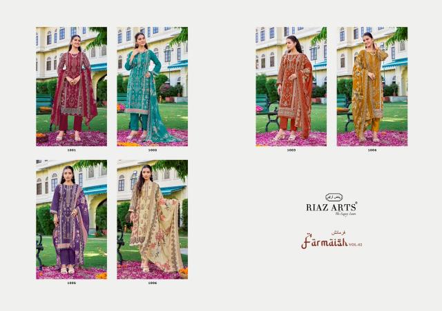 Riaz Arts Farmaish vol 2 catalog cheap dress materials in surat online