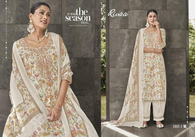 Rivaa Suprita catalog wholesale dress material distributors in surat
