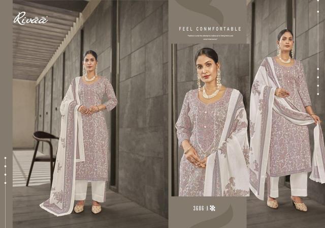 Rivaa Suprita catalog wholesale dress material distributors in surat
