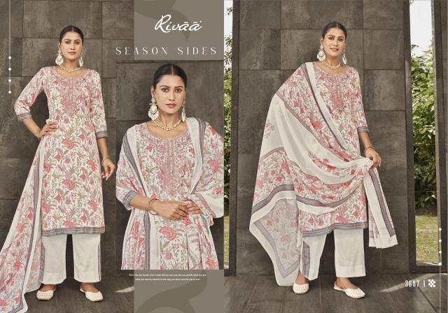 Rivaa Suprita catalog wholesale dress material distributors in surat