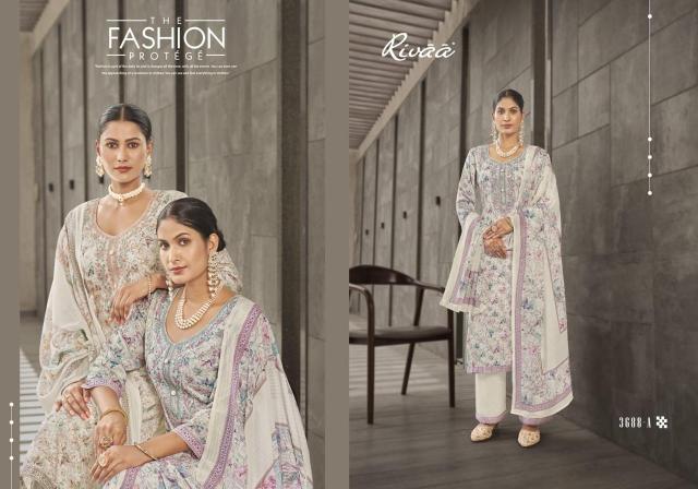 Rivaa Suprita catalog wholesale dress material distributors in surat