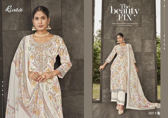 Rivaa Suprita catalog wholesale dress material distributors in surat