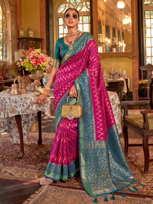 ROYAL BRIDE by SHREE SHYAM FASHION fancy designer Silk fabric saree wholesale with Fancy latkan WITH HEAVY PALLU SAREE