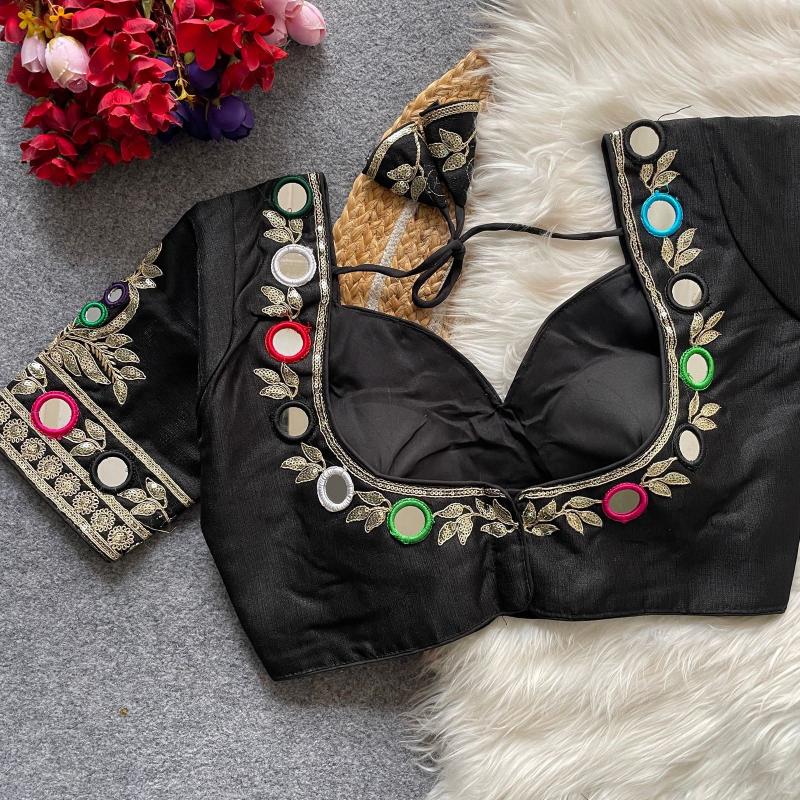 Sabella 0013 catalog desginer mirror work blouse