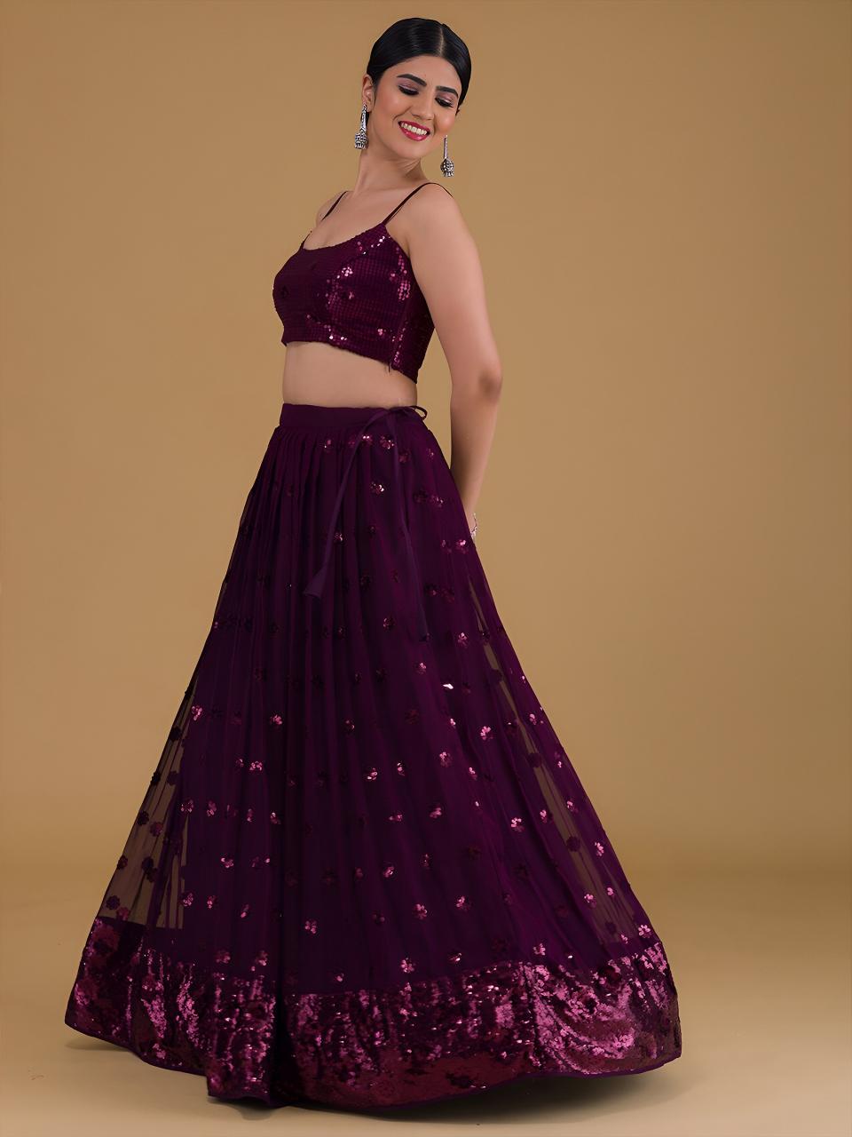 Sabella 15068 Purple catalog wholesale lehenga in surat