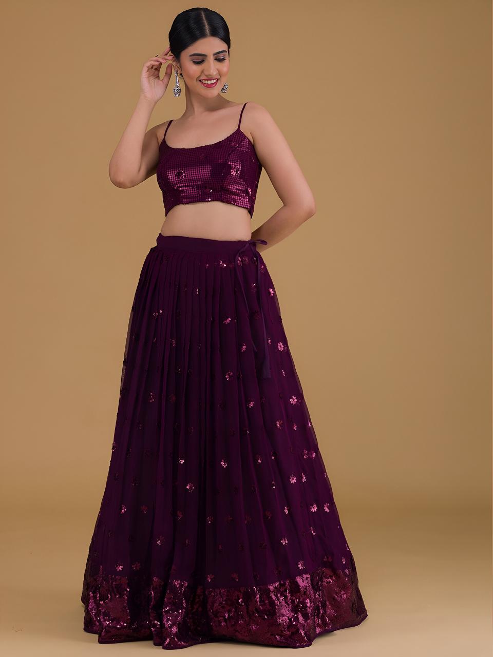 Sabella 15068 Purple catalog wholesale lehenga in surat