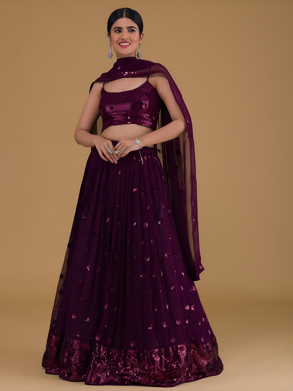 Sabella 15068 Purple catalog wholesale lehenga in surat