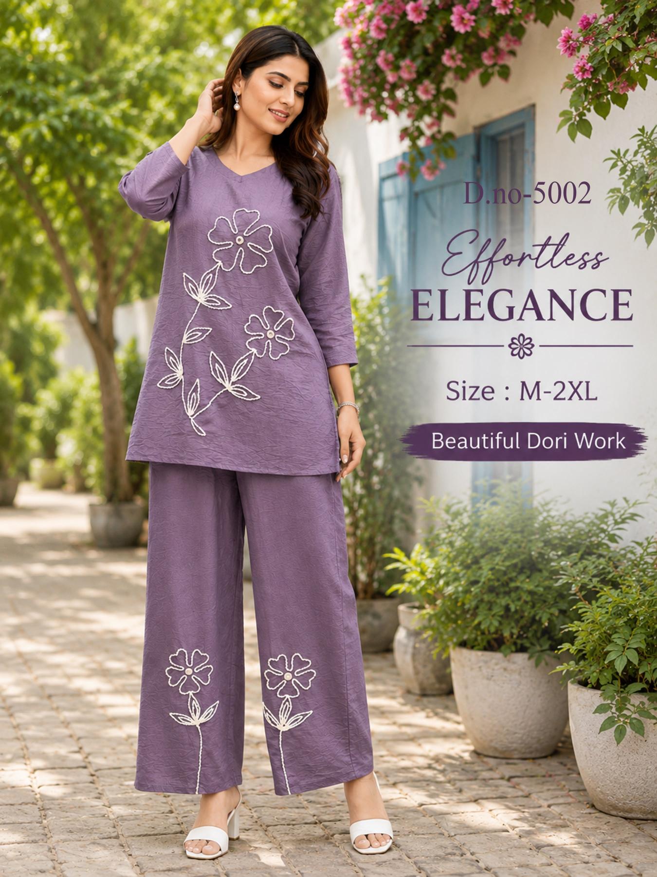 Sabella 5002 catalog wholesale co ord sets manufacturers in india