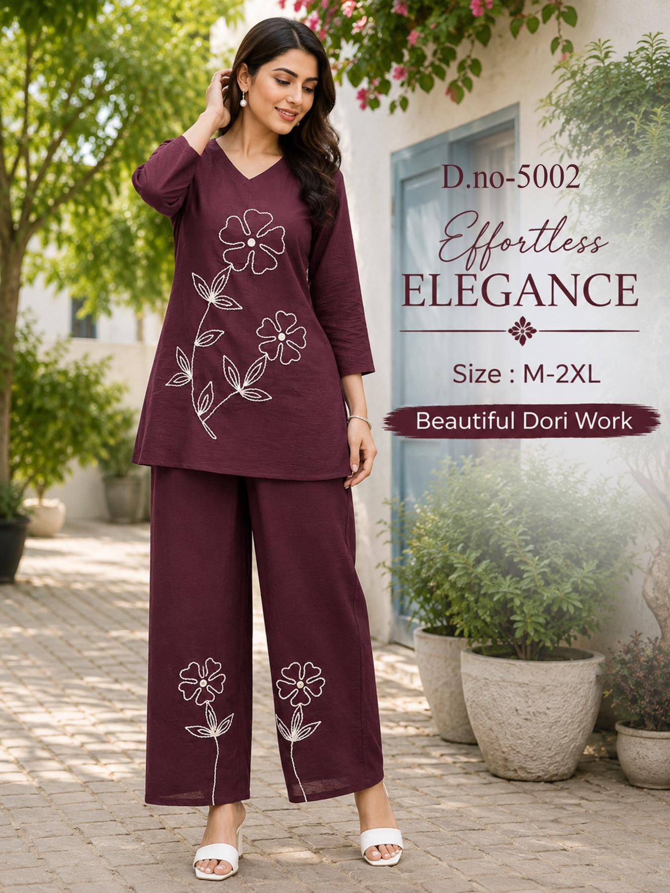 Sabella 5002 catalog wholesale co ord sets manufacturers in india