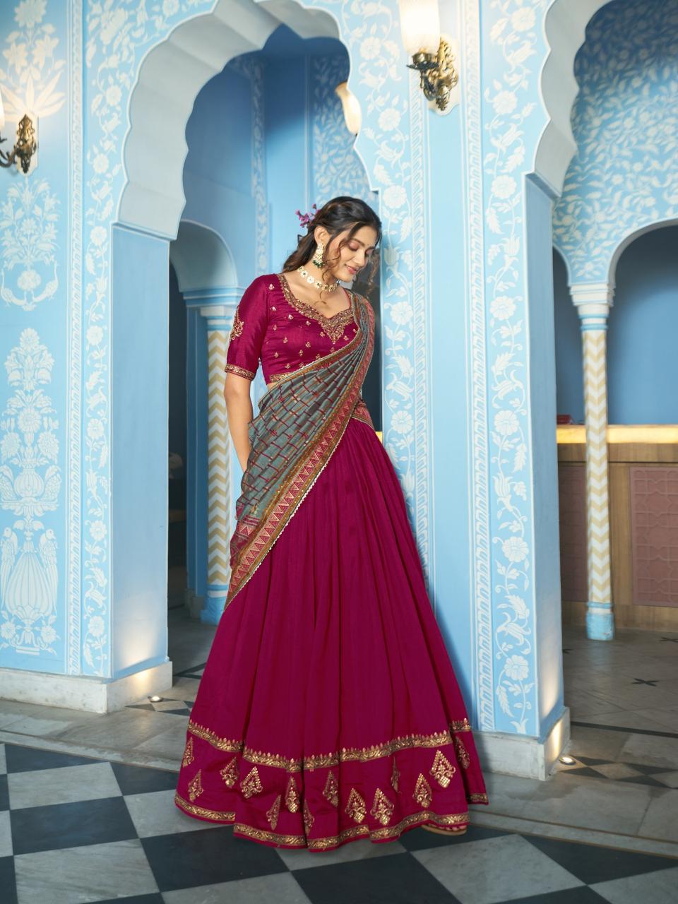 Sabella Aarna vol 2 catalog lucknow lehenga wholesale market