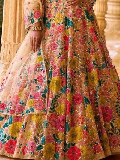 Sabella Arya Drs 214 catalog wholesale bridal lehenga in surat