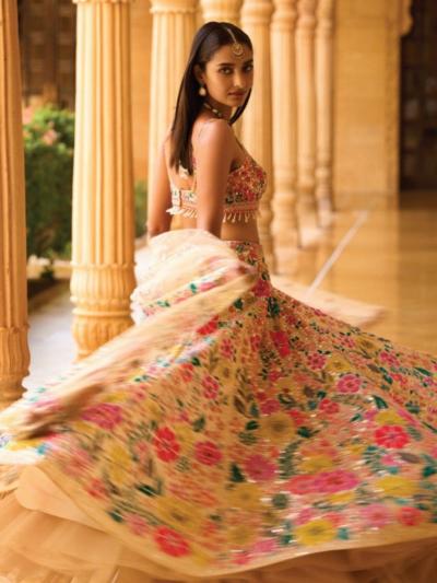 Sabella Arya Drs 214 catalog wholesale bridal lehenga in surat