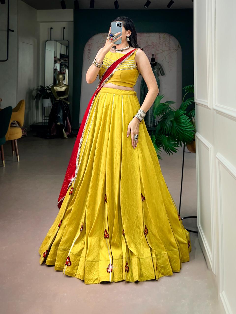 Sabella Chanderi catalog lehengas wholesalers