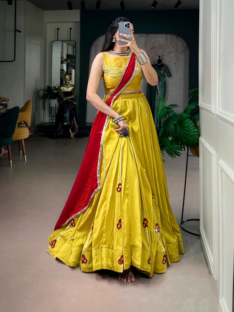 Sabella Chanderi catalog lehengas wholesalers
