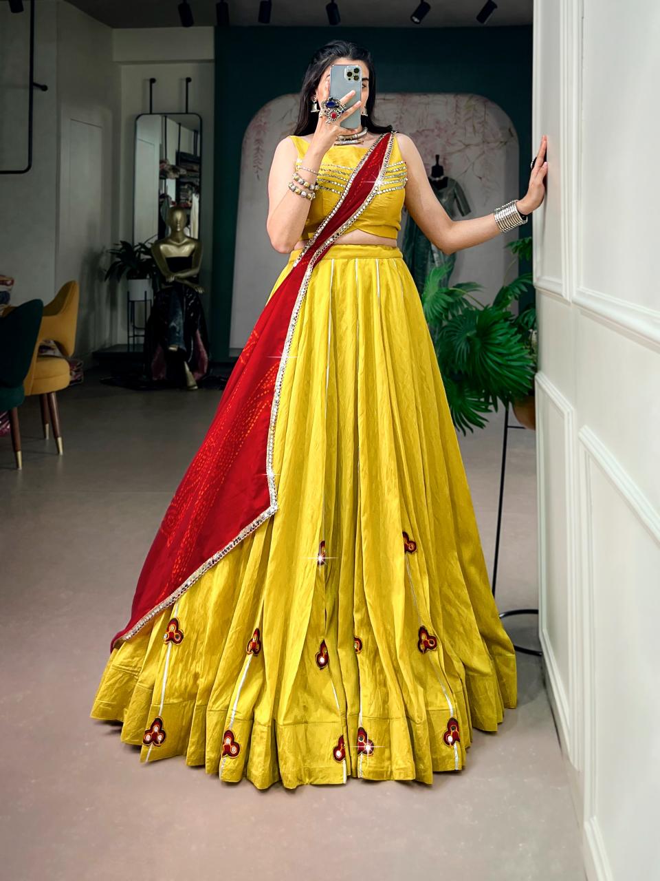 Sabella Chanderi catalog lehengas wholesalers