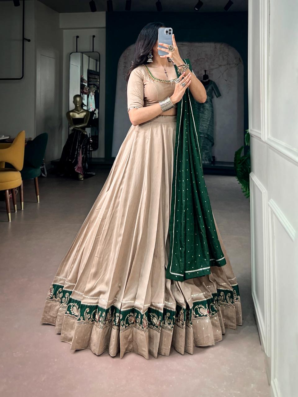 Sabella Chanderi vol 2 catalog wholesale lehenga shops in chickpet bangalore