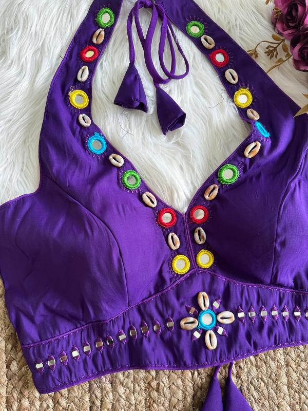 Sabella Halter catalog readymade blouse desginer
