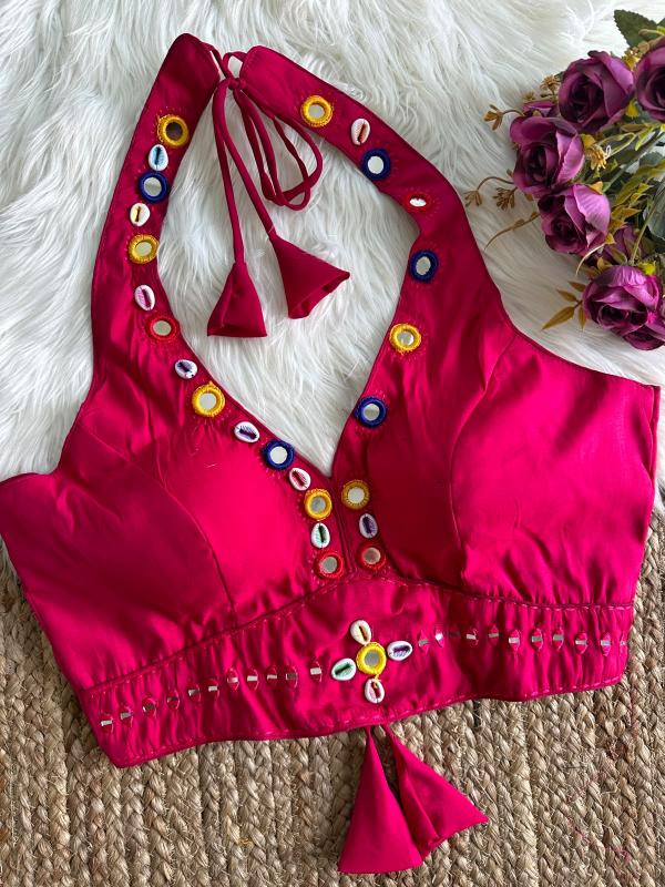 Sabella Halter catalog readymade blouse desginer