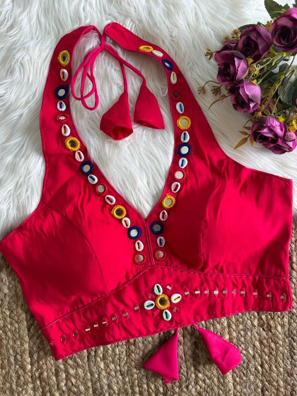 Sabella Halter catalog readymade blouse desginer