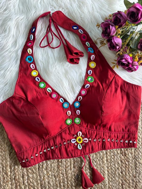 Sabella Halter catalog readymade blouse desginer