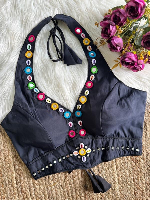 Sabella Halter catalog readymade blouse desginer