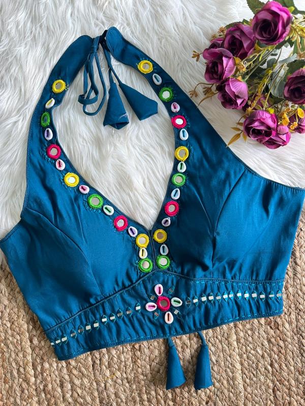 Sabella Halter catalog readymade blouse desginer