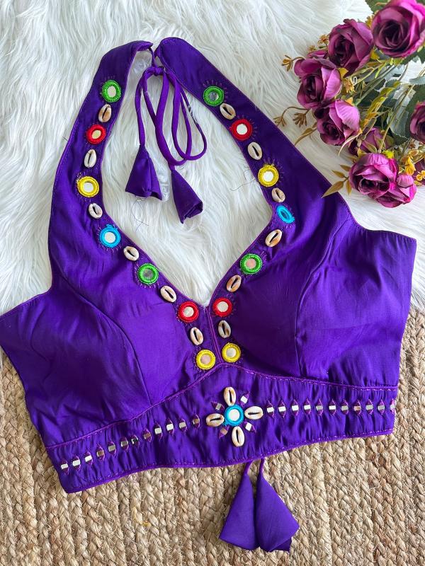 Sabella Halter catalog readymade blouse desginer