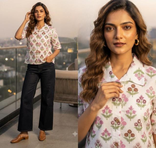 Sabella Handblock vol 2 catalog ladies shirt for women wholesale